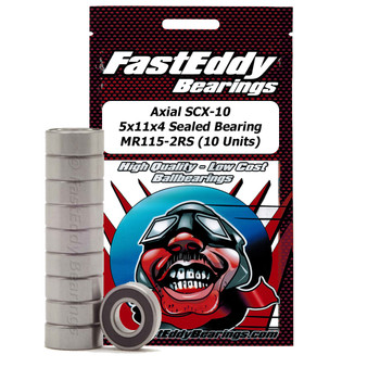 Axial SCX-10 5X11X4 Sealed bearing. MR115-2RS (10 Units) Axial SCX-10 5X11X4 Sealed bearing. MR115-2RS (10 Units)