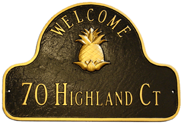 Welcome Address Plaque Welcome Address Plaque