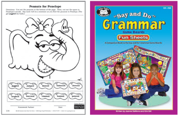 Say & Do Grammar Fun Sheets Say & Do Grammar Fun Sheets