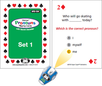 Webber Pronouns Playing Cards With Secret Decoder Webber Pronouns Playing Cards With Secret Decoder