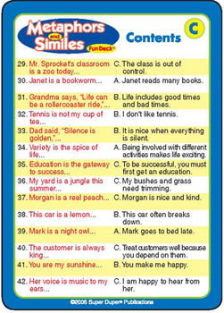 Metaphors & Smilies Metaphors & Smilies