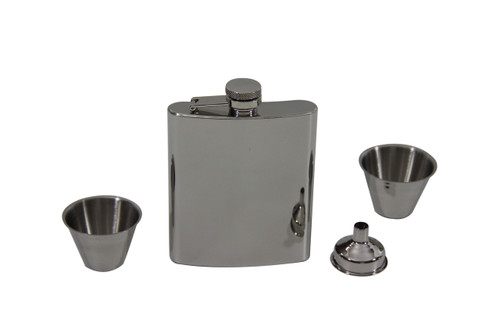 7oz Flask Set with Funnel & 2 Cups