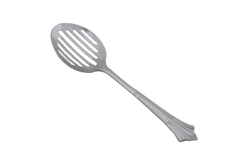 Albany Design Slotted Vegetable Spoon 8.25" English Silver Plate