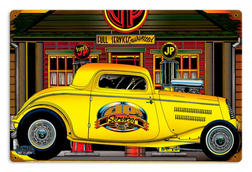 Retro JP Service Tin Sign