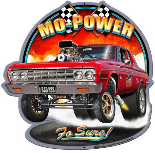 Mo PowerCustom Metal Shape Sign 28 x 28 Inches