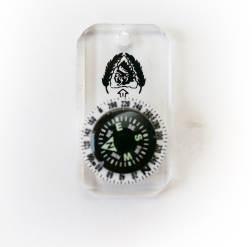 BLACK SCOUT MINI-BASEPLATE COMPASS