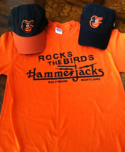 Hammerjacks Baltimore Orioles Rock the Birds T Shirt