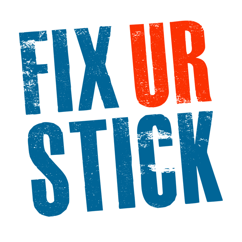 Customer hockey stick repair images