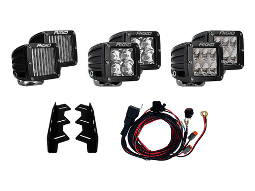 Rigid Industries 2017+ Raptor Triple Fog Light Kit Rigid Industries 2017+ Raptor Triple Fog Light Kit