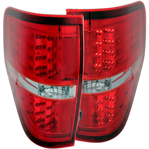 Anzo 2009-2014 Ford F-150 LED Tail Lights (Red/Clear) Anzo 2009-2014 Ford F-150 LED Tail Lights (Red/Clear)