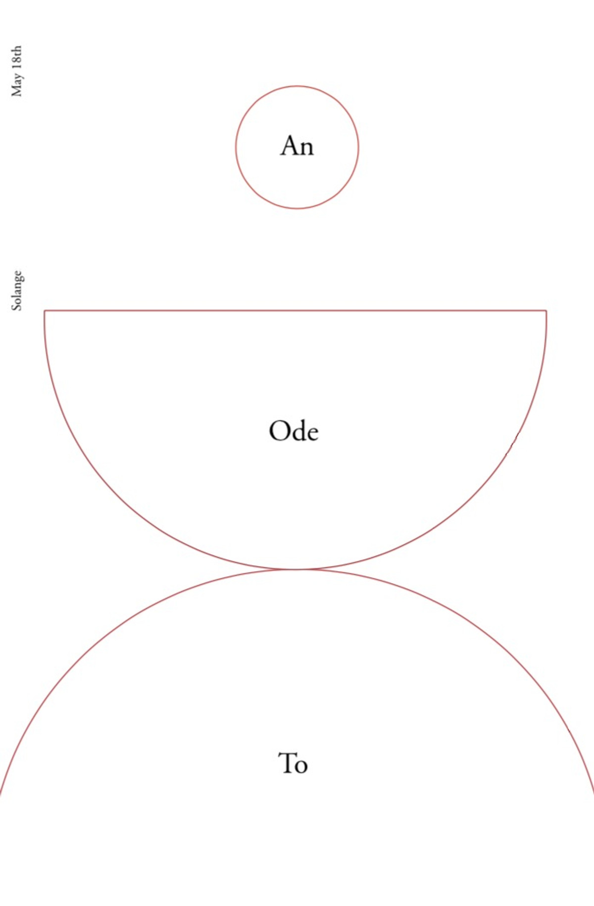 'An Ode To' Poster (Small) (SOLD OUT)