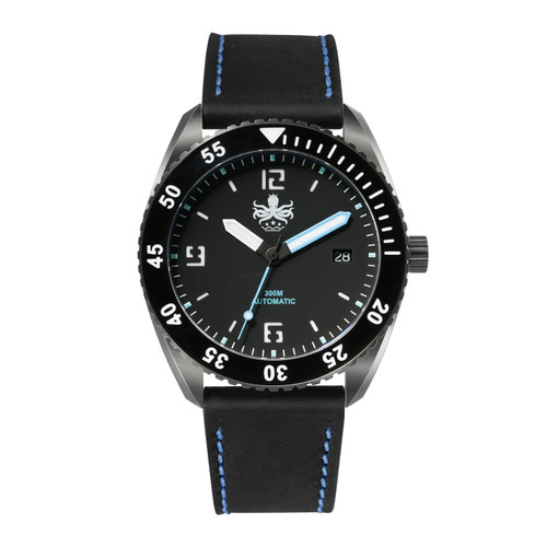 PHOIBOS REEF MASTER PY015B DLC 300M Automatic Diver Watch Blue