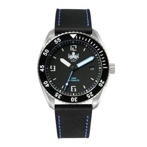 PHOIBOS REEF MASTER PY016C 300M Automatic Diver Watch Black