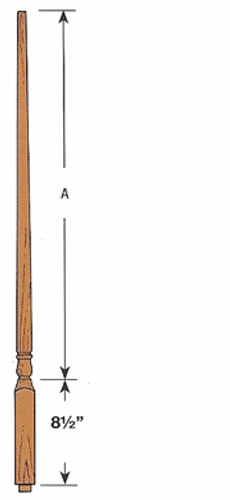 Wood baluster 5015 from Lighted Landings