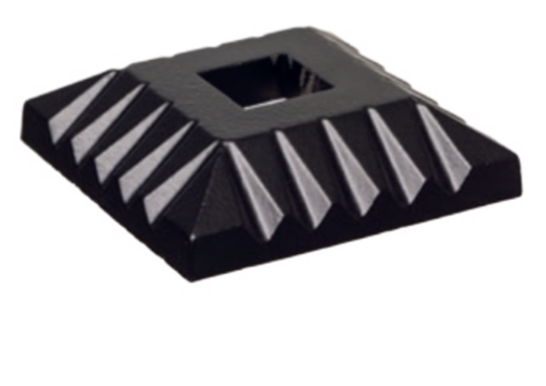 1/2" FLAT Scalloped Shoe (S-6)