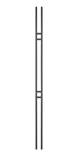 Contemporary stair balusters Alto series 2 bar modern styles