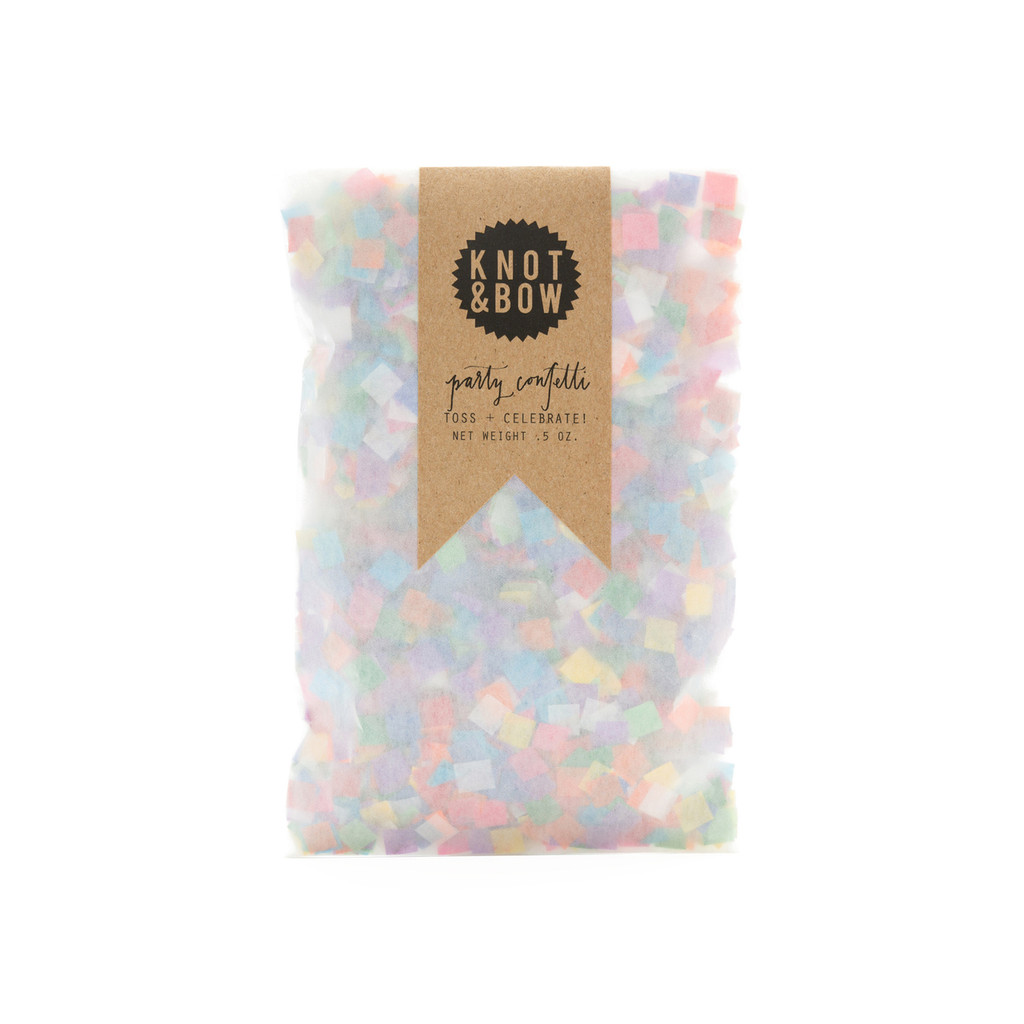 Party Confetti Bag, Tiny Rainbow