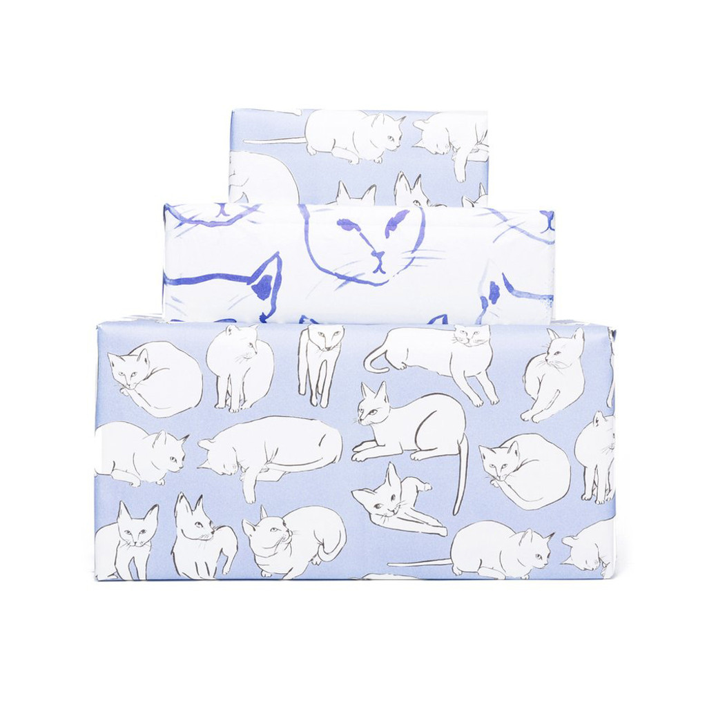 Gift Wrap, Violet Cats