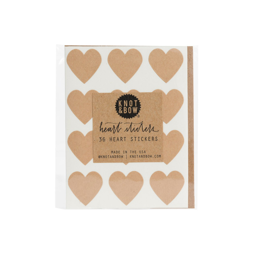Heart Stickers, Kraft