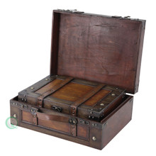 Old Style Suitcase With Straps