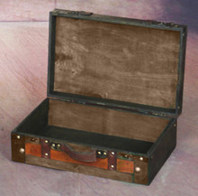 Old Style Suitcase With Straps