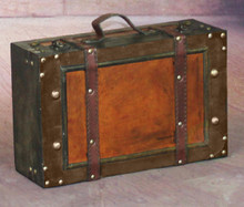 Old Style Suitcase With Straps