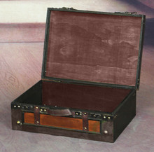 Old Style Suitcase With Straps