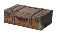 Old Style Suitcase With Straps