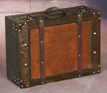 Old Style Suitcase With Straps