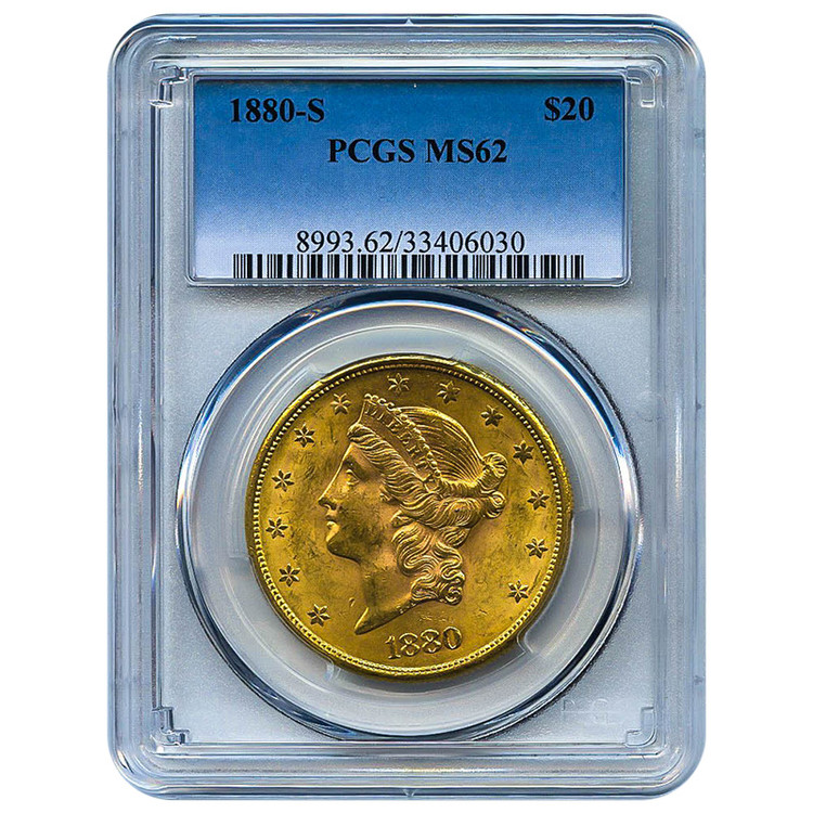 NGC/PCGS MS62 $20 Liberty Gold Coin
