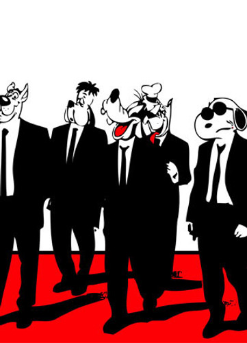 12 x18 The Reservoir Hounds by SNIPT