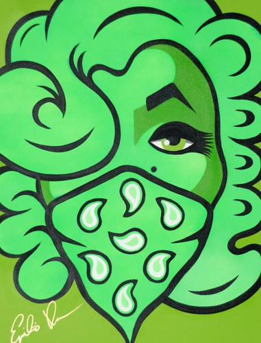 Neon Green Marilyn