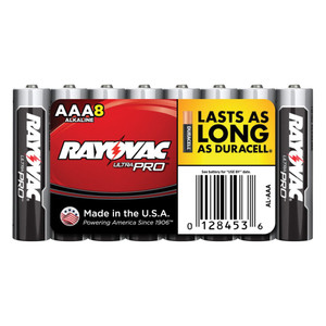 AAA Alkaline Batteries - 8 Pack