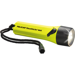 Pelican 2400 Yellow Stealthlite 4aa Flashlight