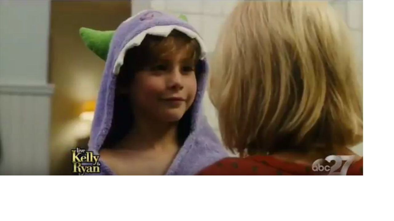 See our Purple monster towel in the movie The Book of Henry!