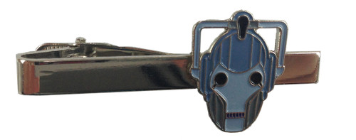 Cyberman Head Tie Clip