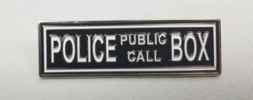 "Police Public Call Box" Marquee Enamel Pin