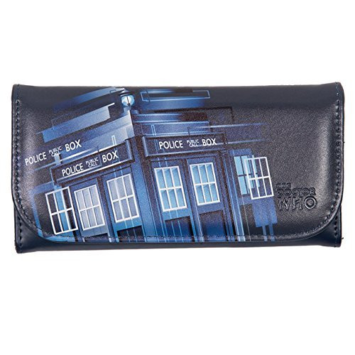 Gradient TARDIS Embossed Wallet