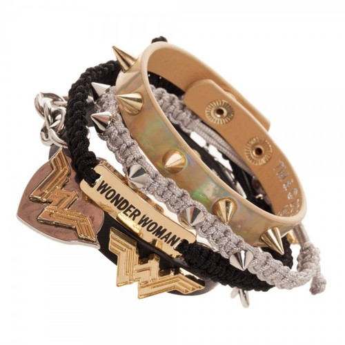 Wonder Woman 5 Piece Bracelet Set