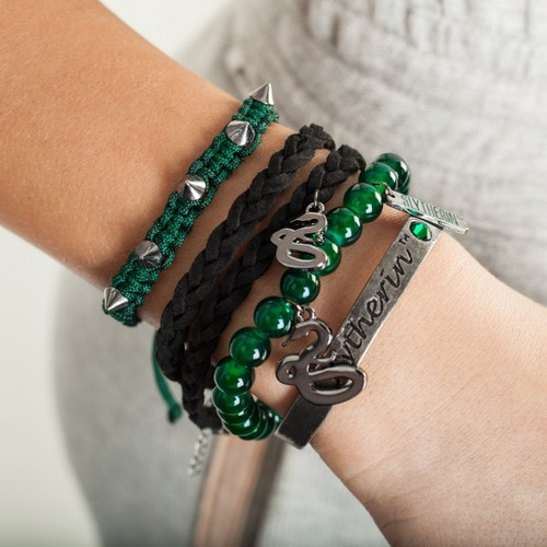Harry Potter Slytherin 5 Piece Bracelet Set