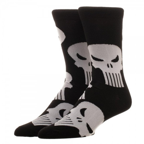 Marvel Punisher All-Over Print Crew Socks