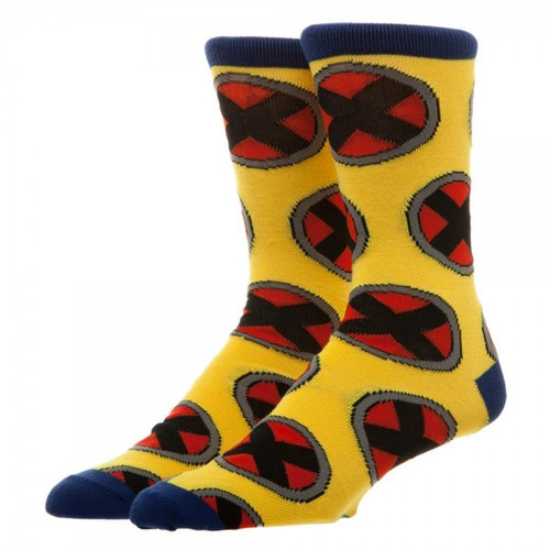 Marvel X-Men All-Over Print Crew Socks