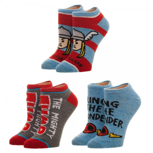 Marvel Thor 3-Pack Ankle Socks
