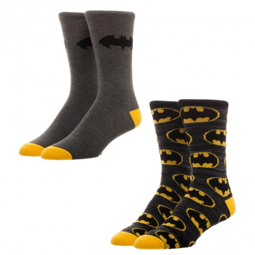 DC Comics Batman 2-Pack Crew Socks