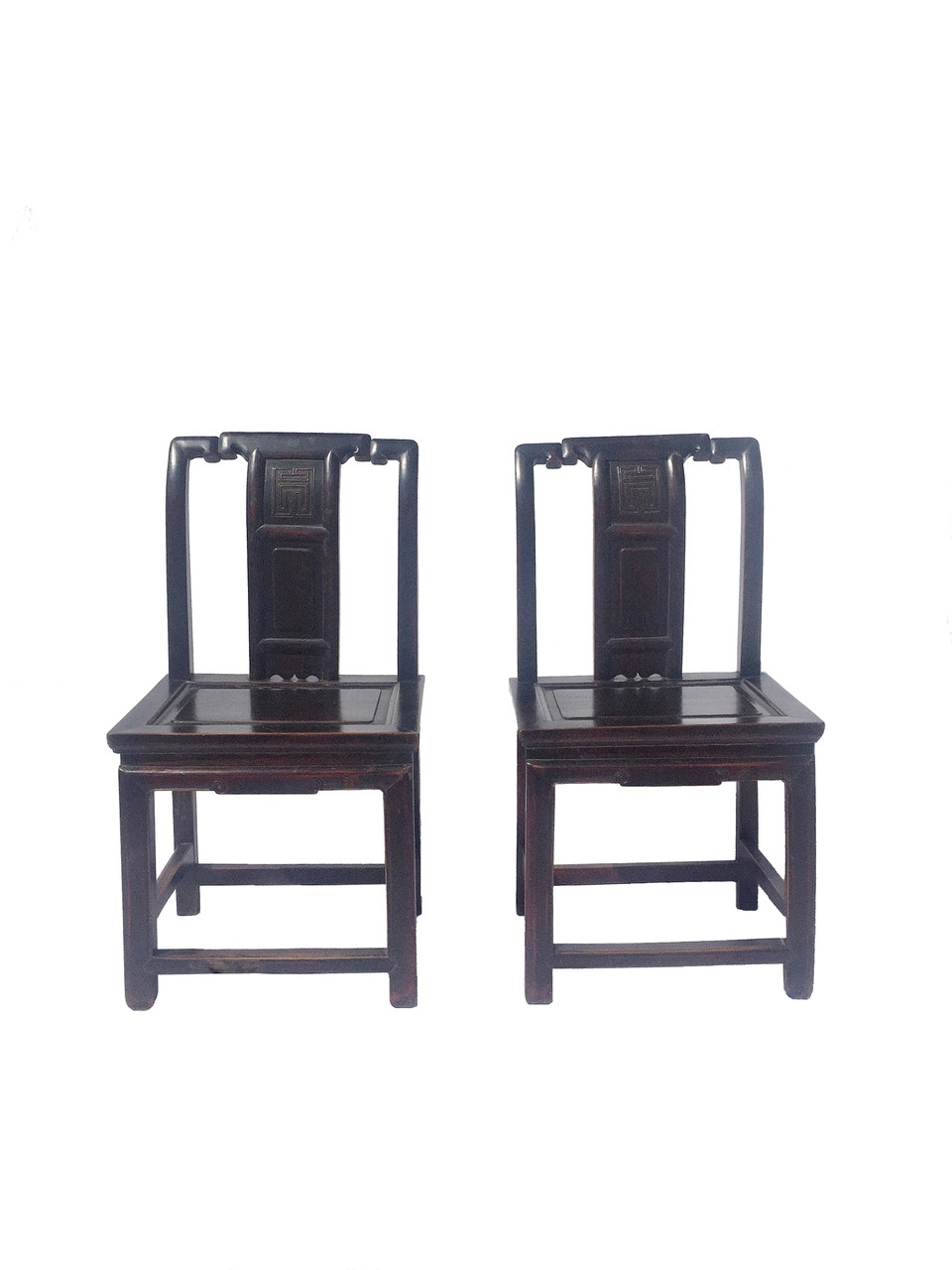 Pair Of Antique Chinese Chairs With Longevity Motif - EASTERN LIVING pair of antique chinese chairs with longevity motif - Pair Of Antique Chinese Chairs With Longevity Motif - EASTERN LIVING