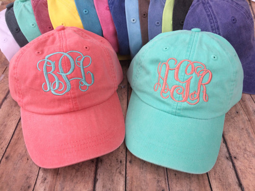 Monogrammed Baseball Hat
