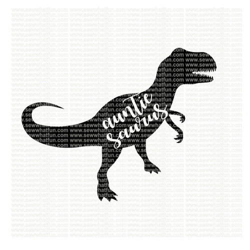 Auntie Saurus SVG
