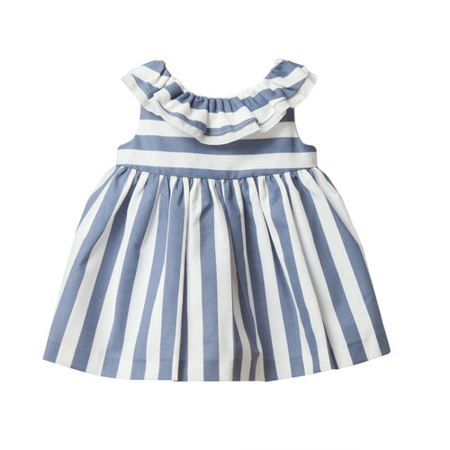 FINA EJERIQUE - SS17 | Dress Stripped | Blue & White
