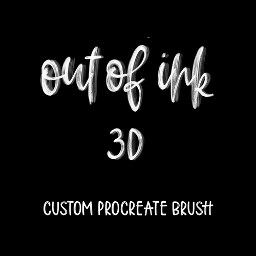 Out Of Ink 3D Brush