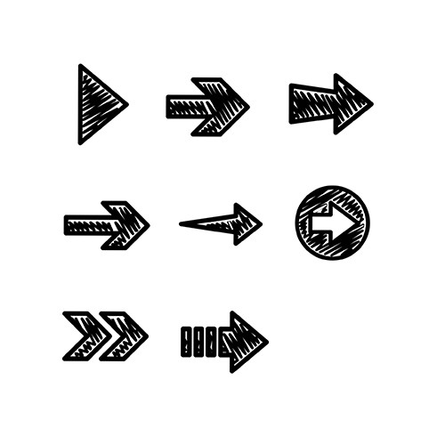 Handdrawn Arrows